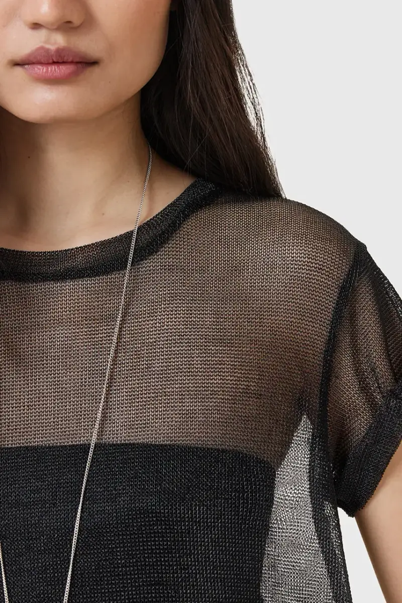 camicetta THEA donna colore nero W207JC miniatura 2