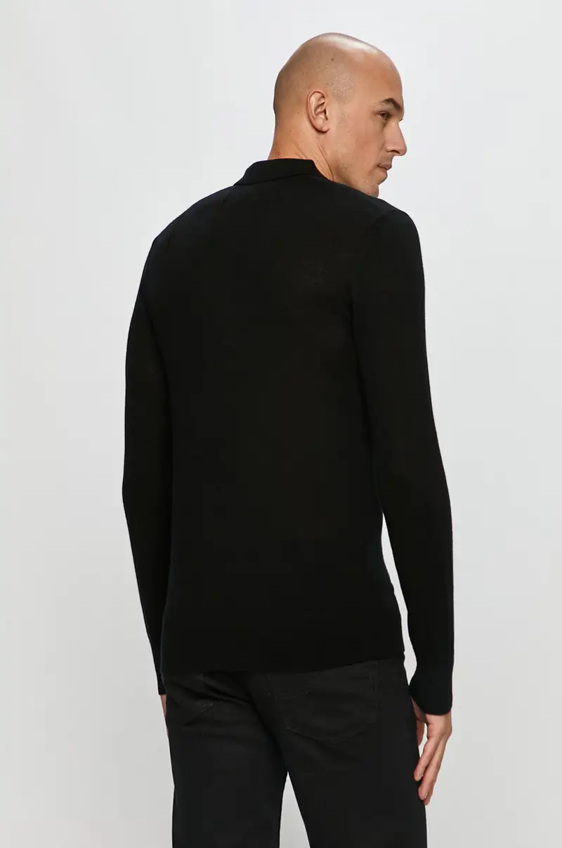 AllSaints Polo Nero 3624414 miniatura 3