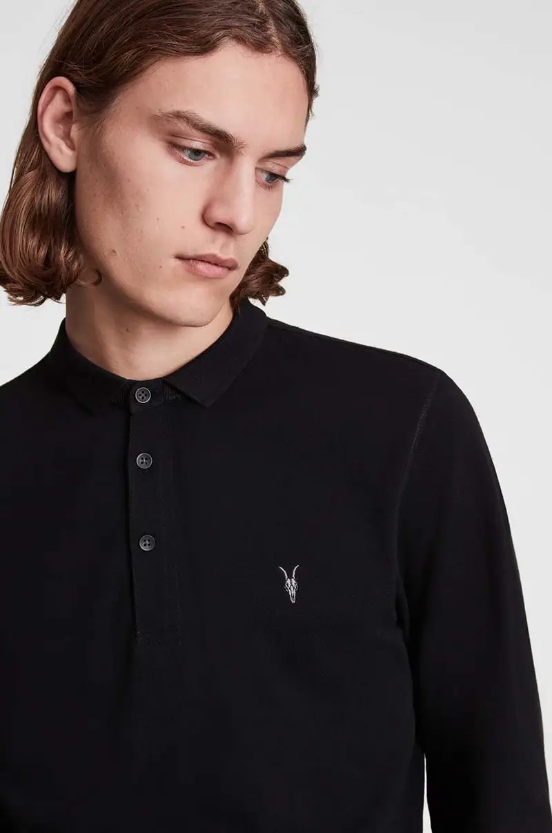 AllSaints Polo Nero 3261727 miniatura 2
