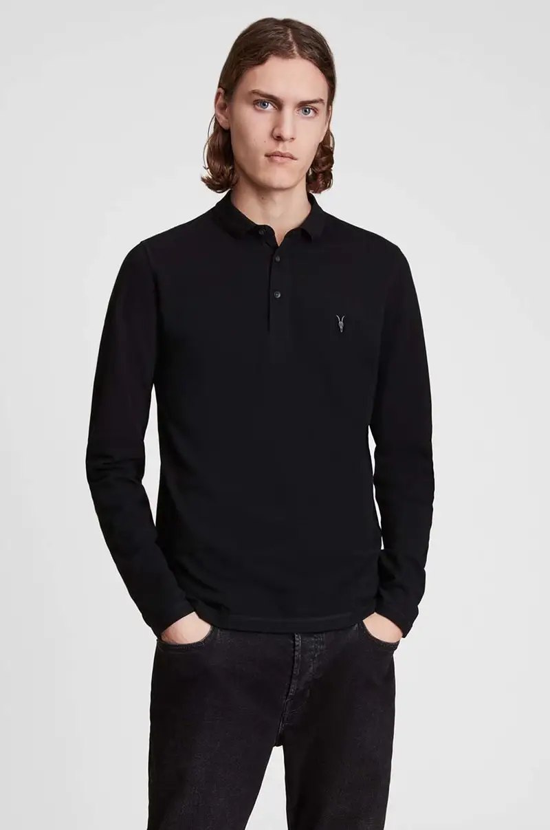 AllSaints Polo Nero 3261727