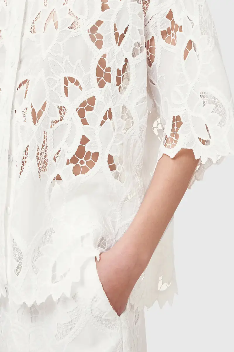 camicia CHARLI donna colore bianco W098PC miniatura 3