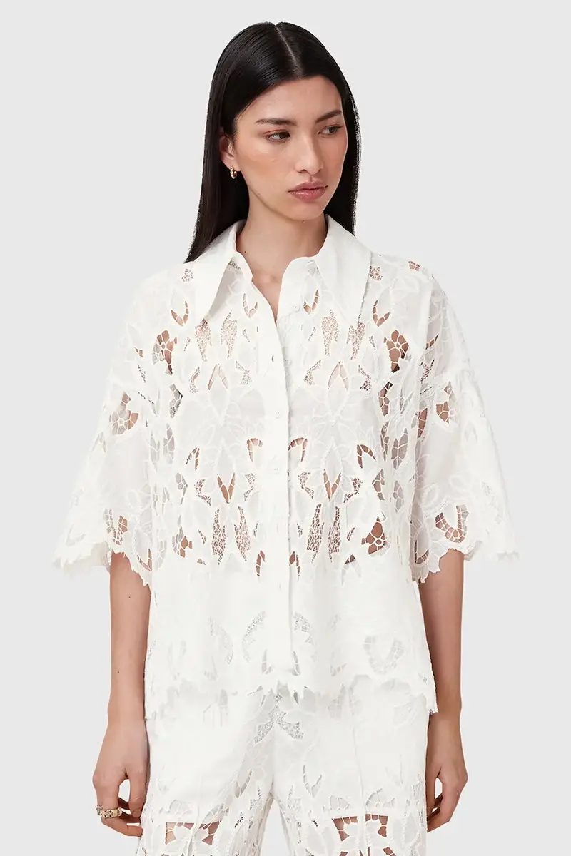 camicia CHARLI donna colore bianco W098PC