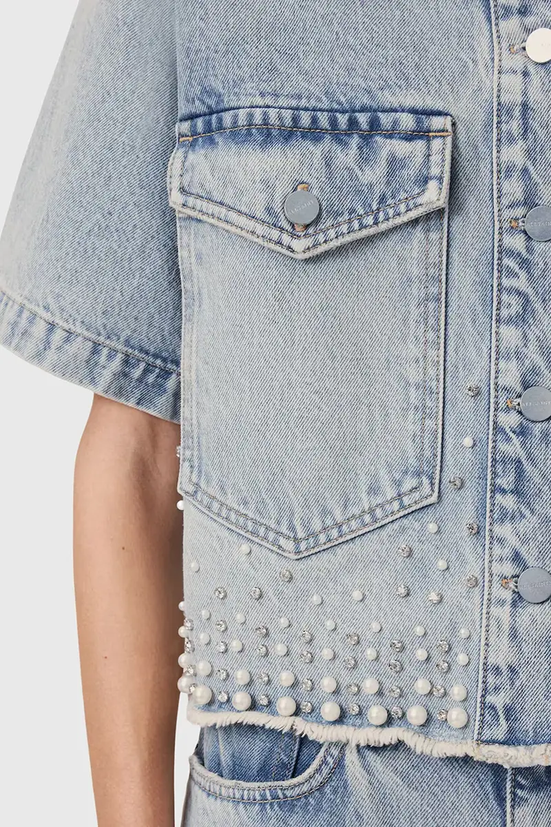 AllSaints Jeans Donna Blu 2885875 miniatura 3