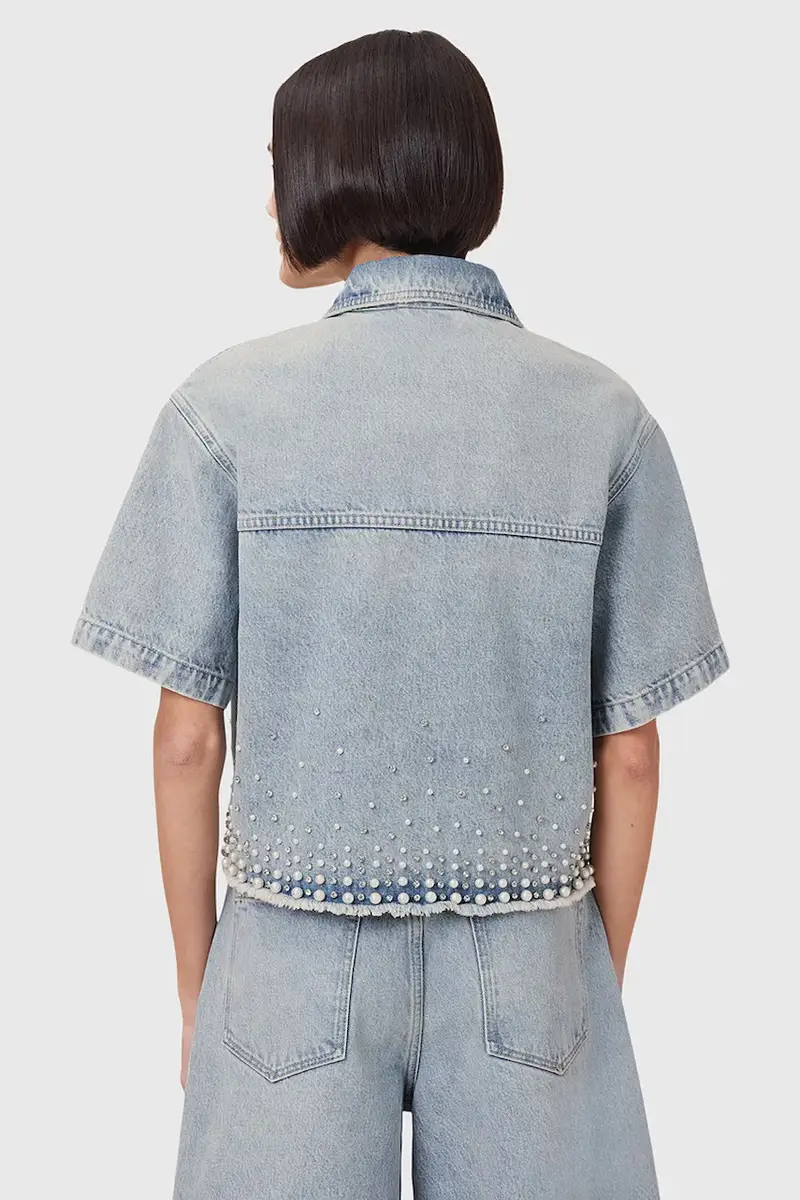 AllSaints Jeans Donna Blu 2885875 miniatura 5