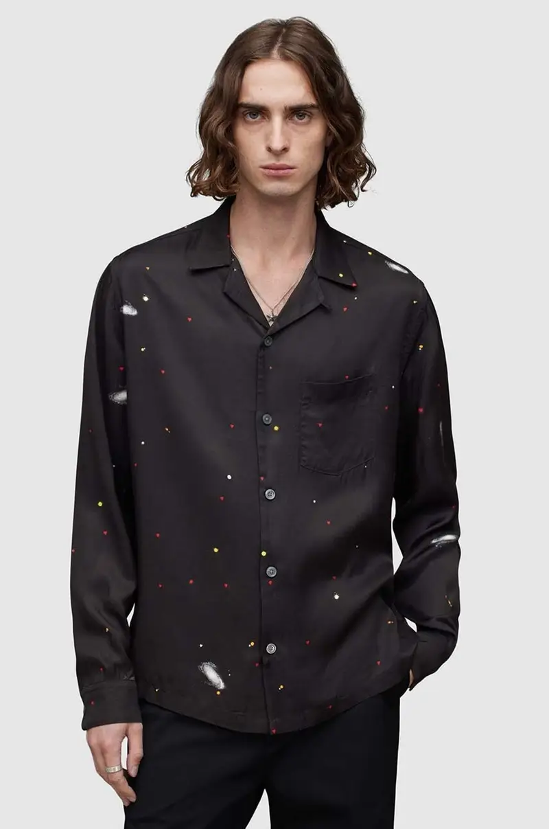 camicia Galaxy uomo colore nero