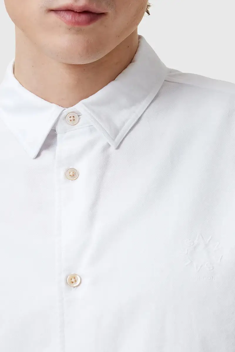 camicia in cotone HAVEN uomo colore bianco M123SC miniatura 2