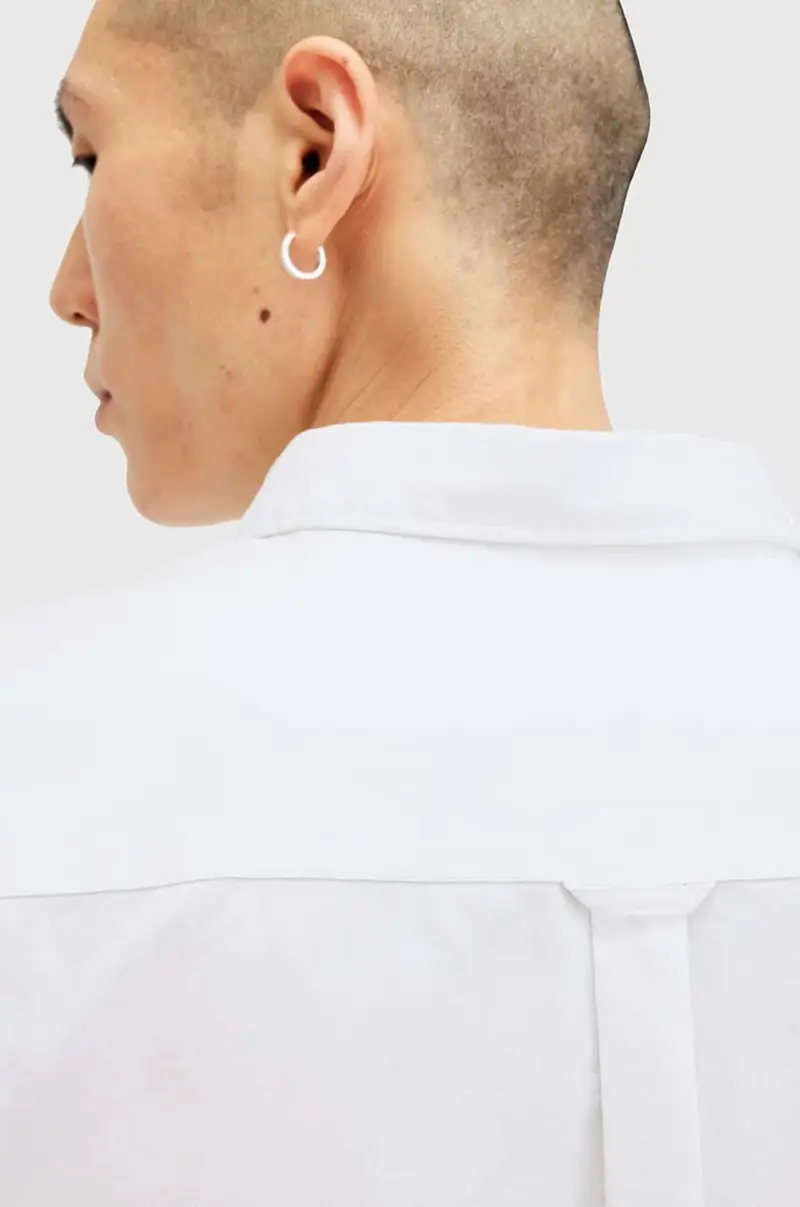 camicia in cotone HAWTHORNE LS SHIRT uomo colore bianco M150SB miniatura 3