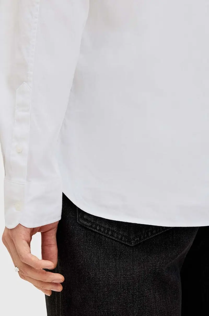 camicia in cotone HAWTHORNE LS SHIRT uomo colore bianco M150SB miniatura 4