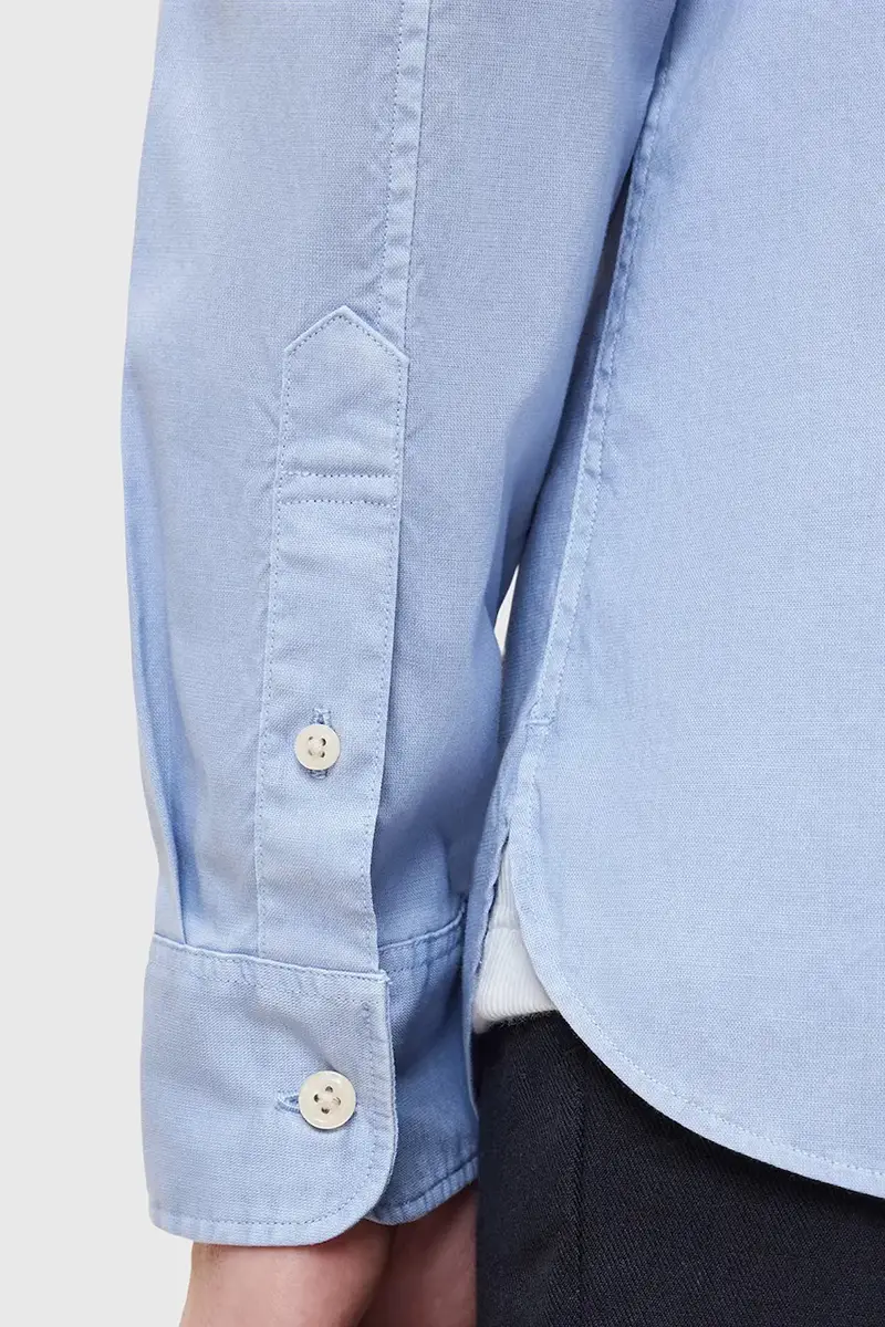 camicia in cotone HAWTHORNE LS SHIRT uomo colore blu M150SB miniatura 4