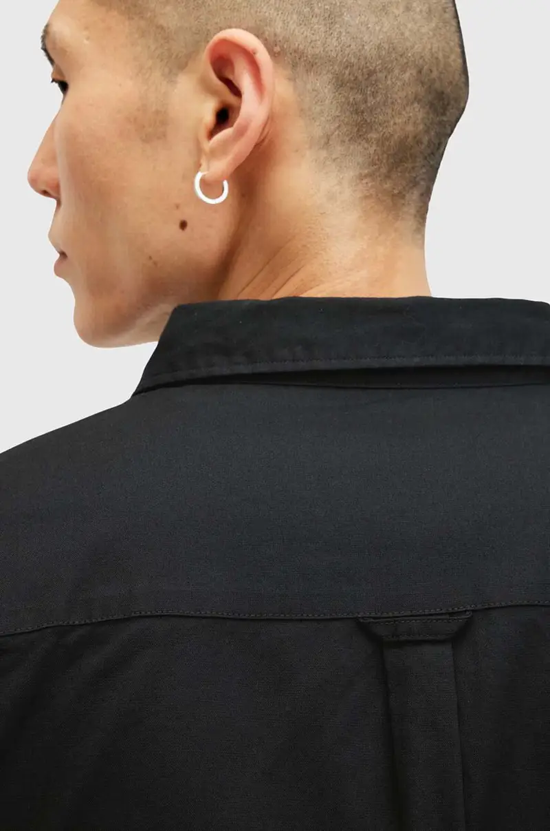 camicia in cotone HAWTHORNE LS SHIRT uomo colore nero M150SB miniatura 3