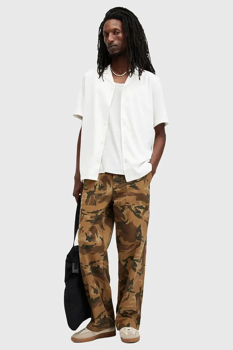 camicia in cotone HUDSON uomo colore bianco M081SA miniatura 4