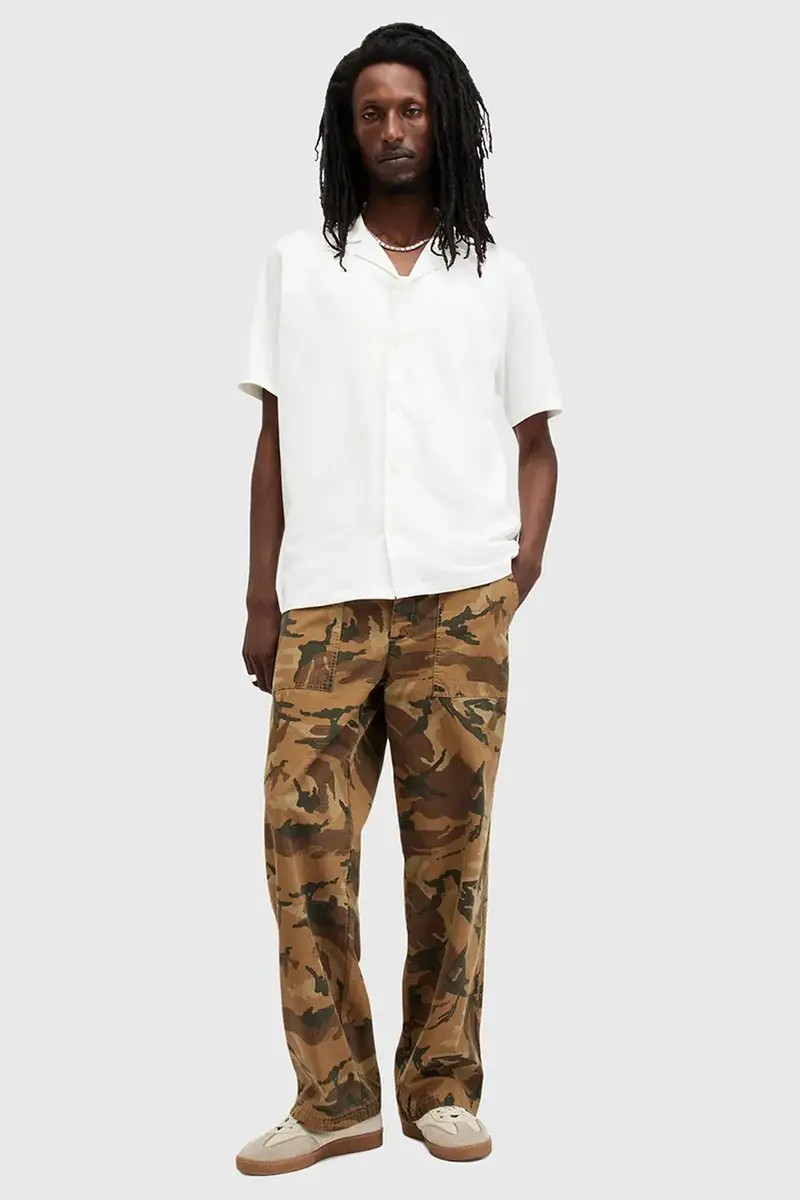 camicia in cotone HUDSON uomo colore bianco M081SA miniatura 5