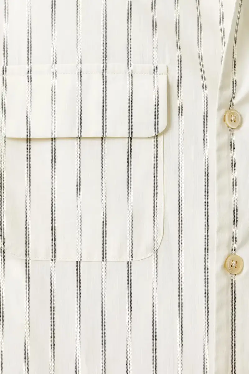 camicia in cotone STANLEY uomo colore beige M022SD miniatura 3