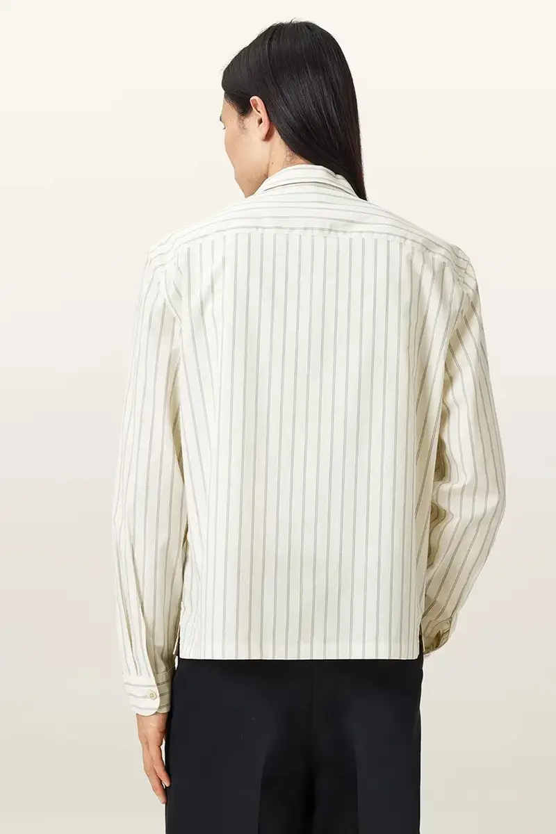 camicia in cotone STANLEY uomo colore beige M022SD miniatura 5