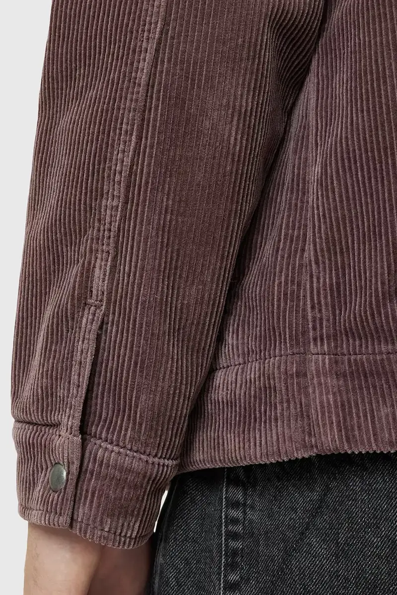 camicia in velluto a coste CASTLEFORD colore marrone M084OB miniatura 3