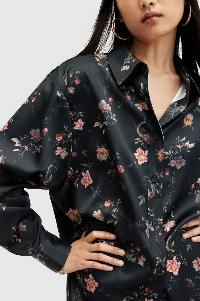 camicia Louisa Tanana donna colore nero miniatura 2