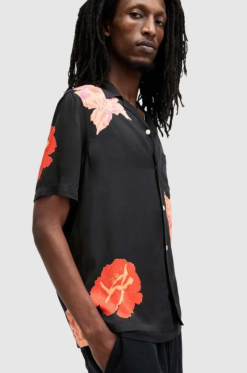 camicia ROZE SS SHIRT uomo colore nero M033SA miniatura 4