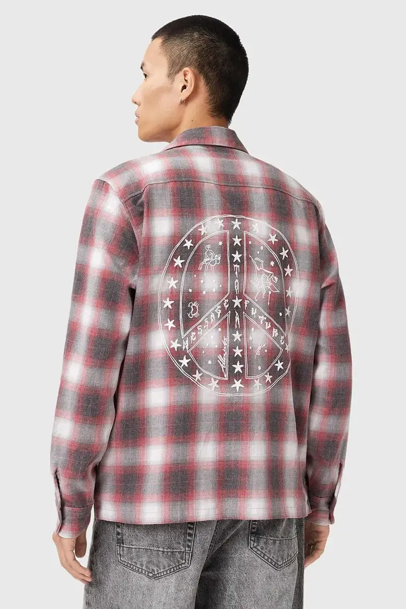 camicia SHAMS uomo colore rosso M034SD miniatura 2