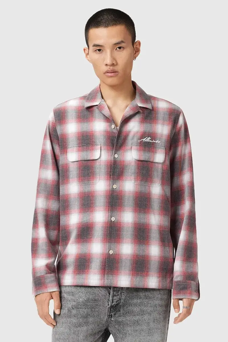 camicia SHAMS uomo colore rosso M034SD miniatura 4