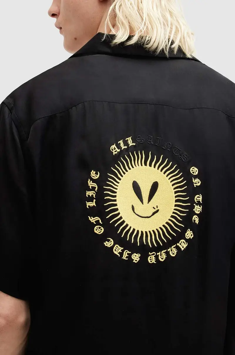 camicia SUNSMIRK SS uomo colore nero M043SA miniatura 3