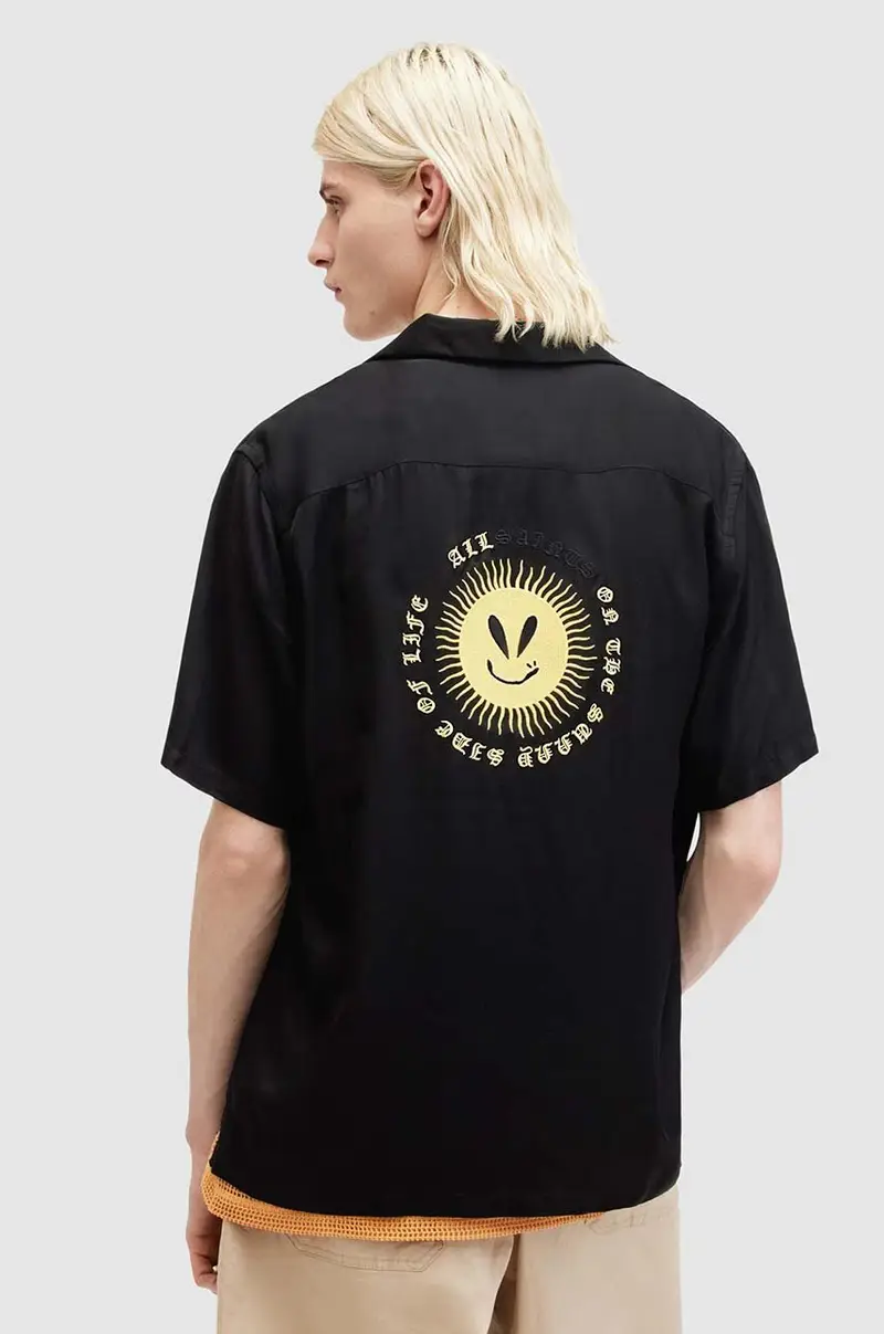 camicia SUNSMIRK SS uomo colore nero M043SA miniatura 4