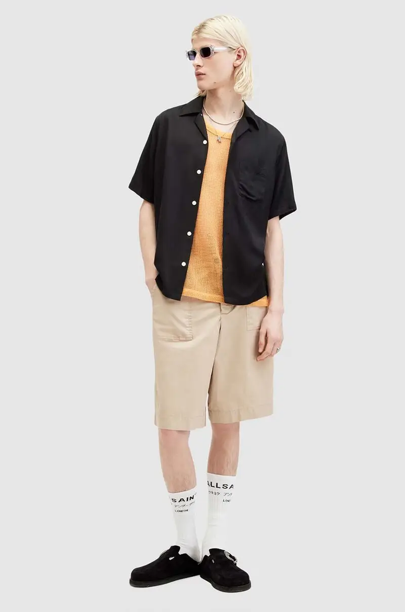 camicia SUNSMIRK SS uomo colore nero M043SA miniatura 5