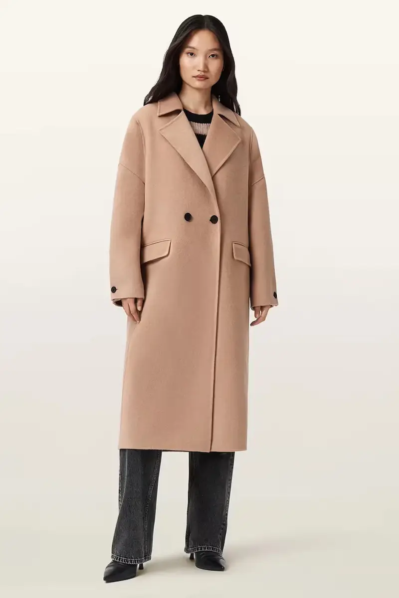 cappotto con lana SELLMA colore marrone W019OD