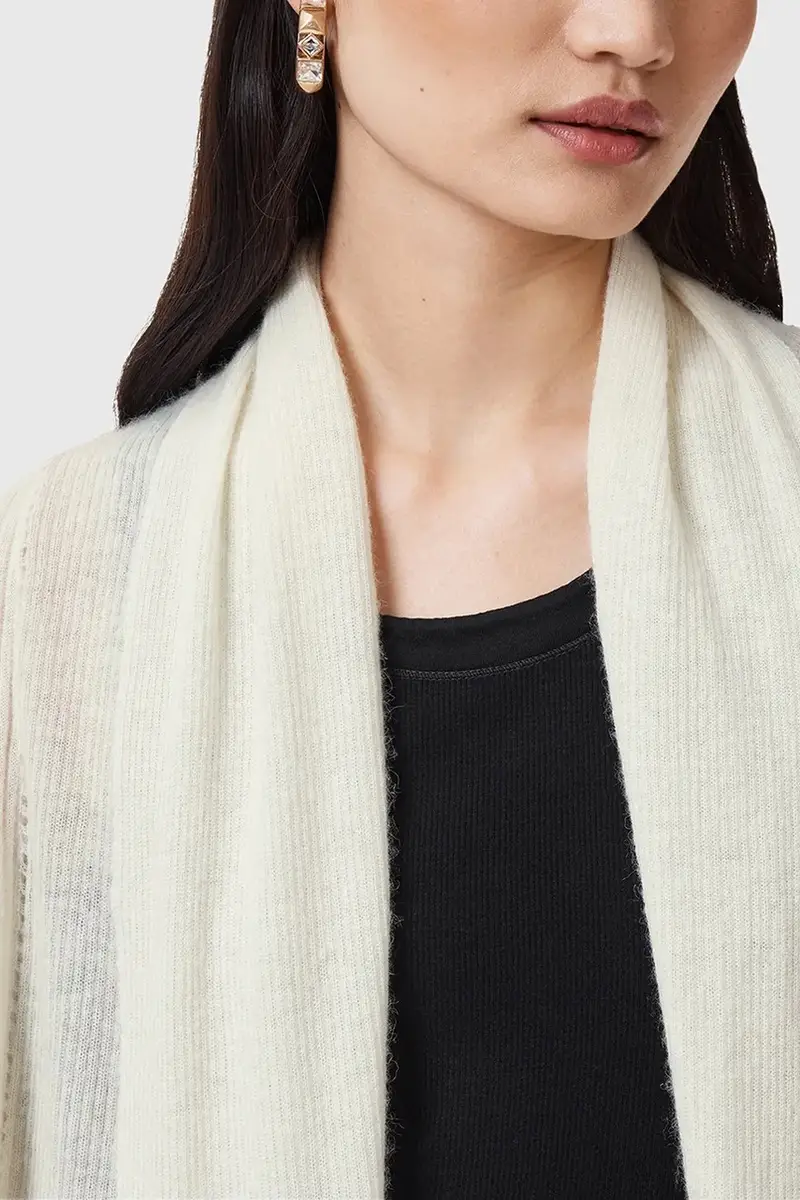 AllSaints Cardigan Donna Bianco 3124606 miniatura 2