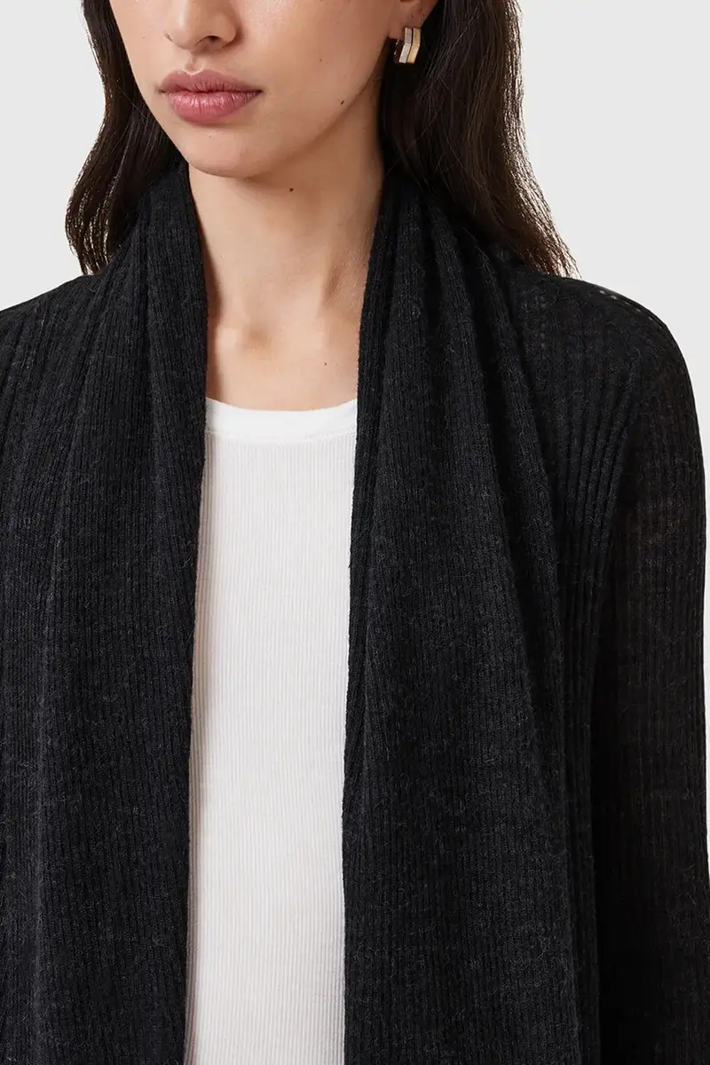 AllSaints Cardigan Donna Nero 3337717 miniatura 2