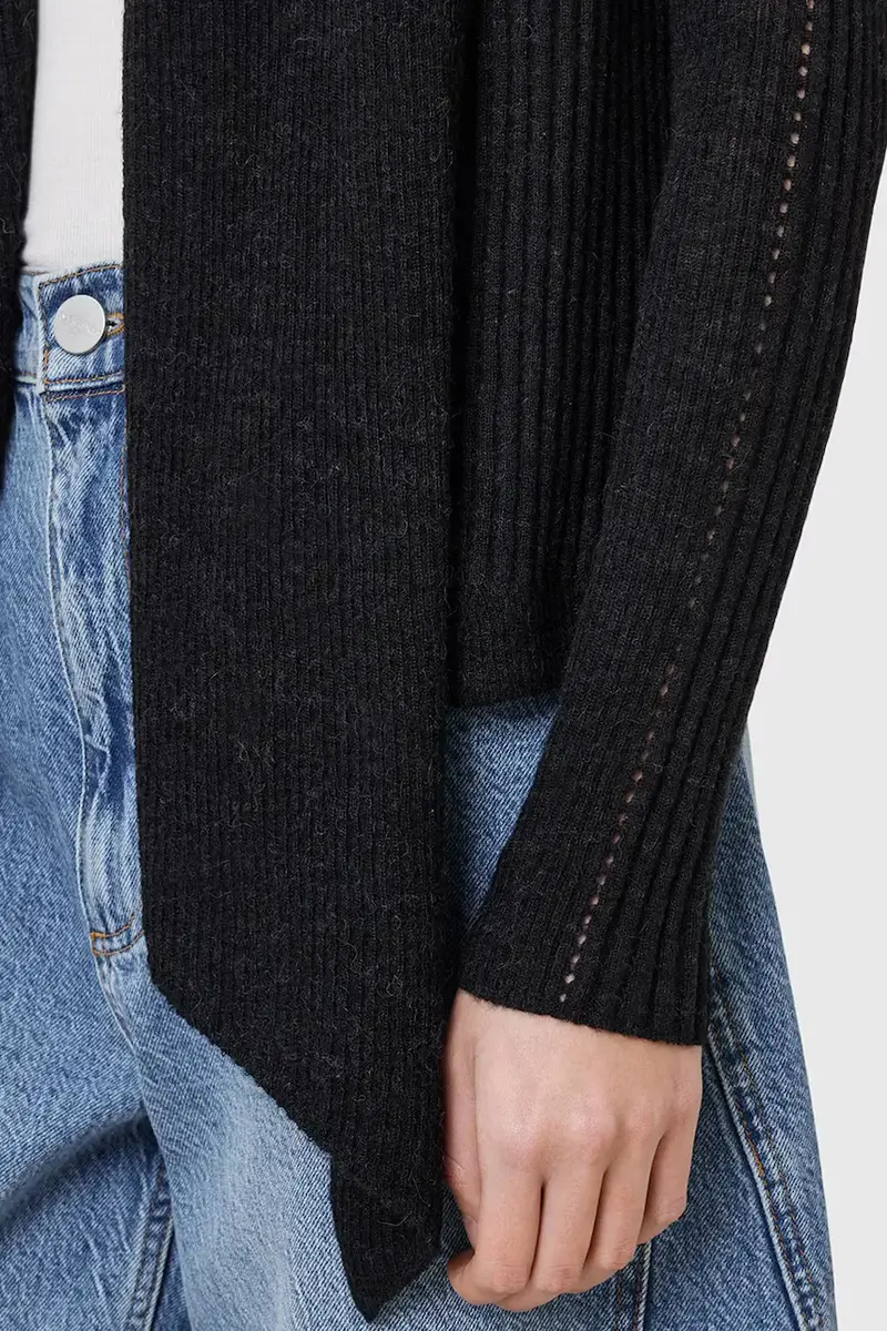 AllSaints Cardigan Donna Nero 3337717 miniatura 3