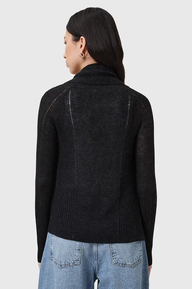 AllSaints Cardigan Donna Nero 3337717 miniatura 5