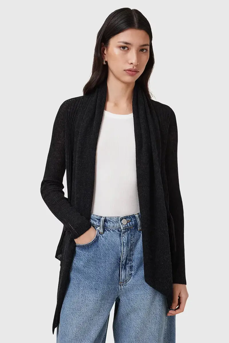 AllSaints Cardigan Donna Nero 3337717