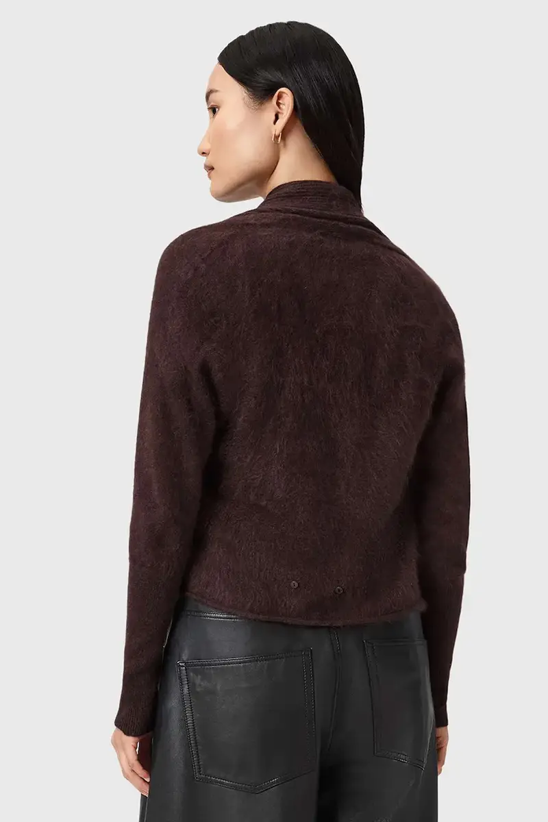 AllSaints Cardigan Marrone 4149171 miniatura 2