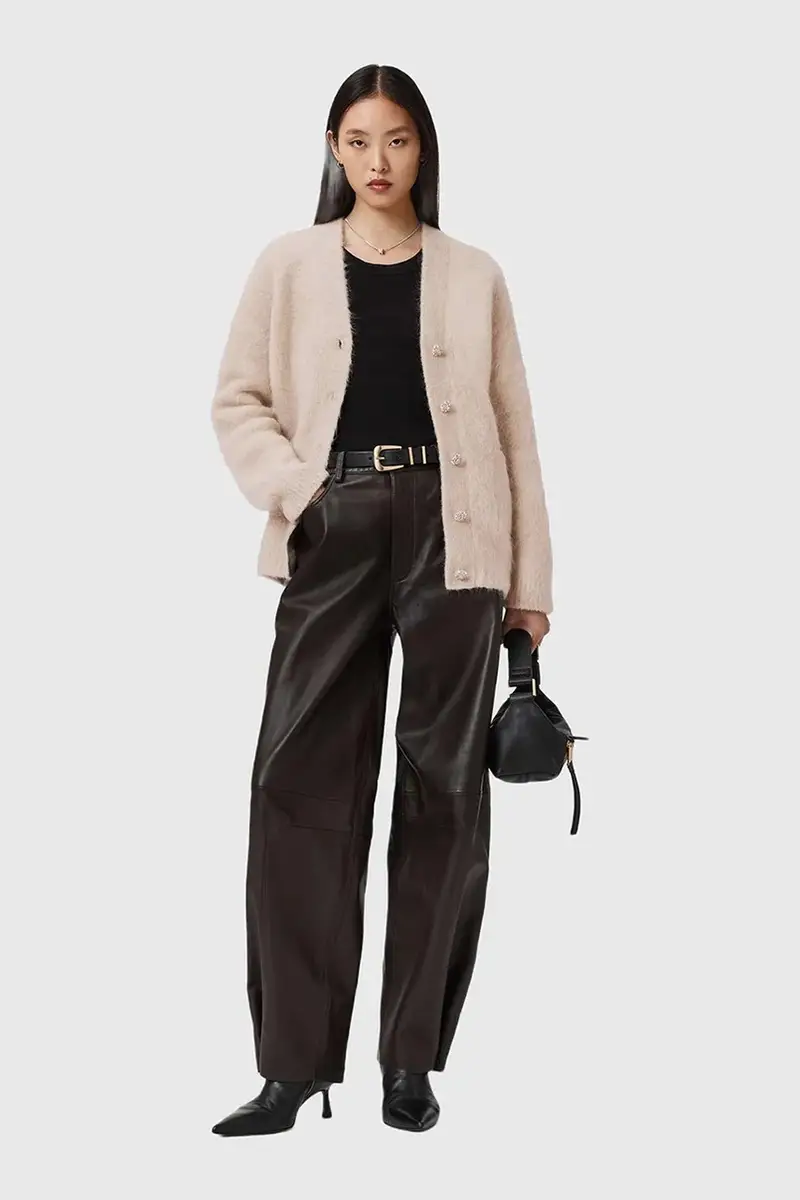 AllSaints Cardigan Beige 4147972 miniatura 4