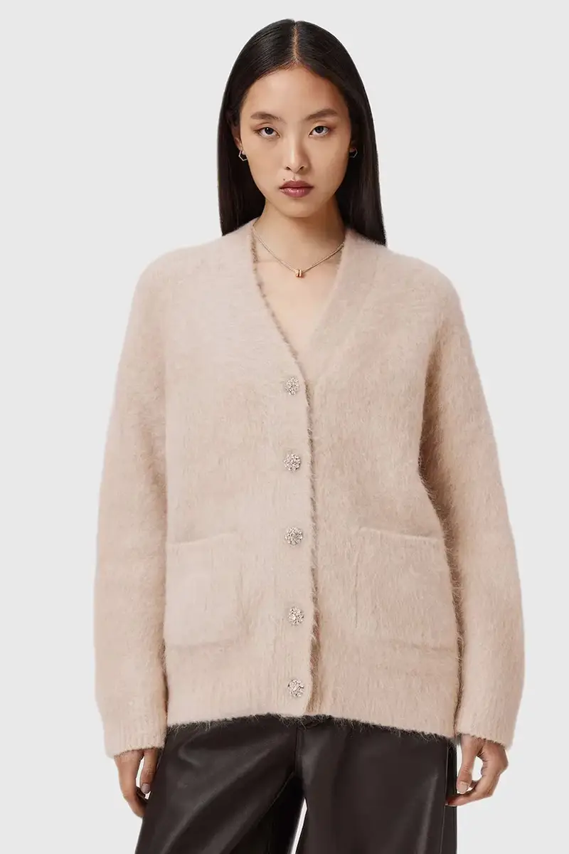 AllSaints Cardigan Beige 4147972