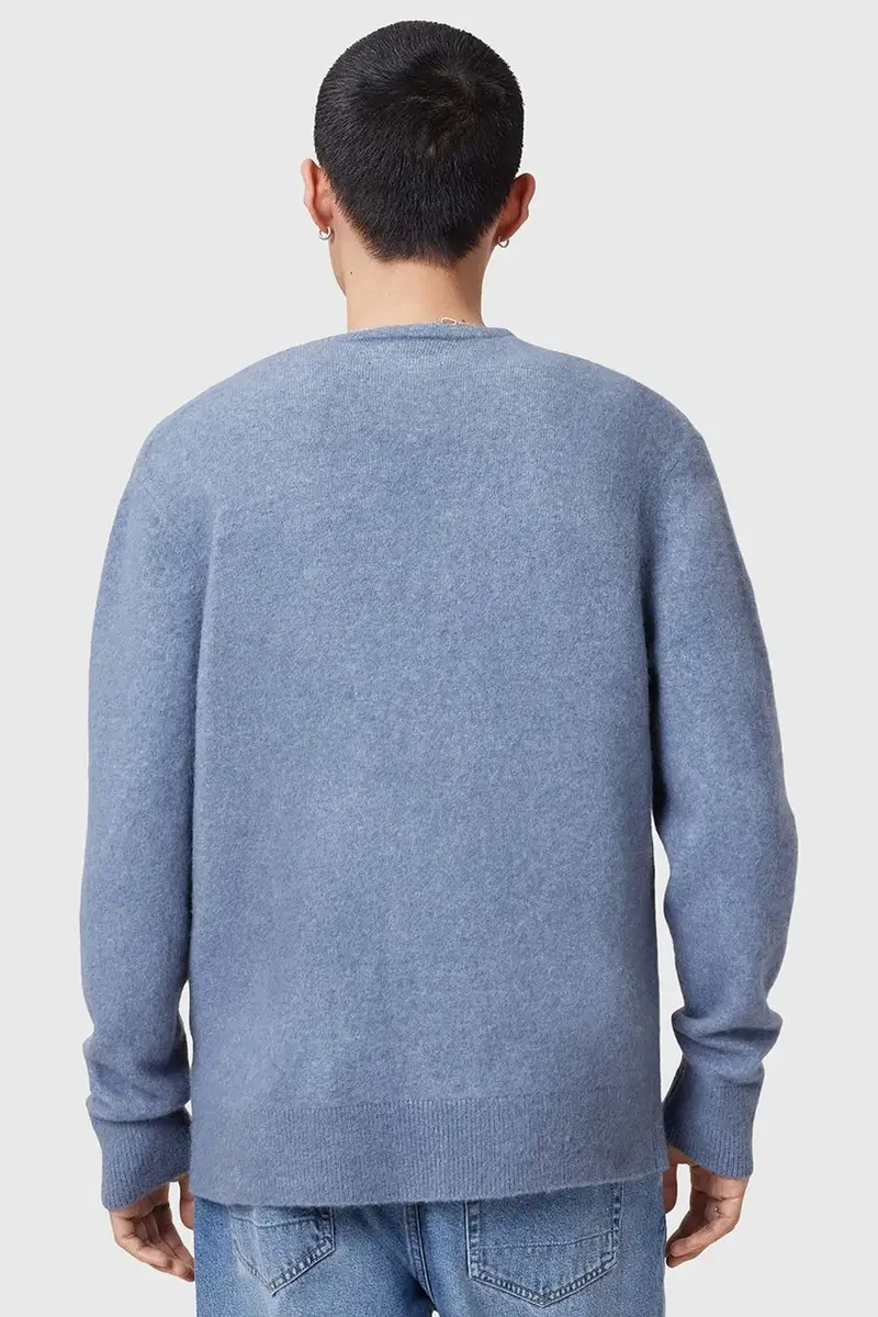 AllSaints Cardigan Uomo Blu 3580419 miniatura 4