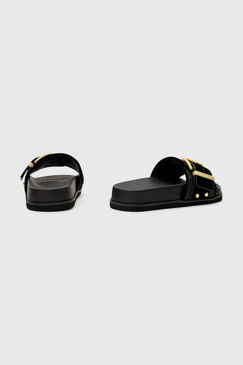 ciabatte slide Ellie Raffia Slider donna colore nero W094FC miniatura 3