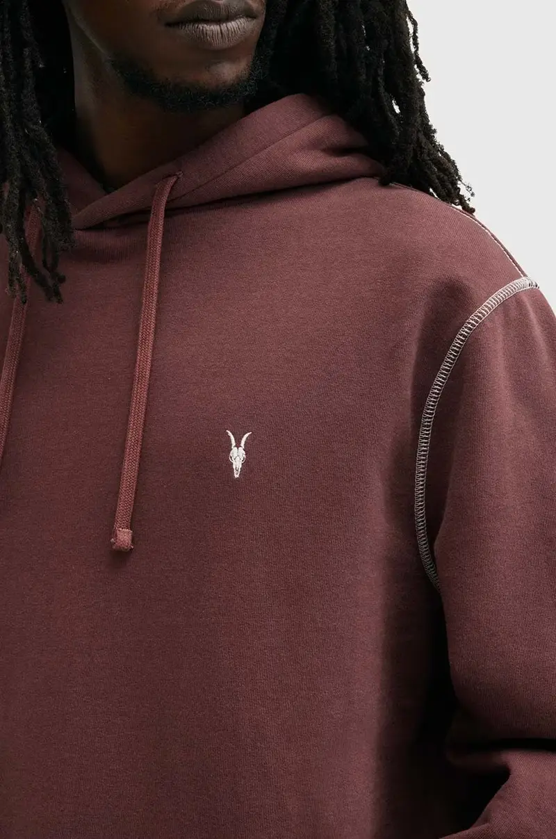 felpa in cotone AMIR Granata miniatura 2