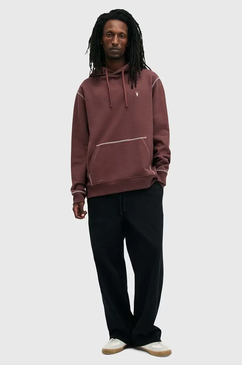 felpa in cotone AMIR Granata miniatura 4