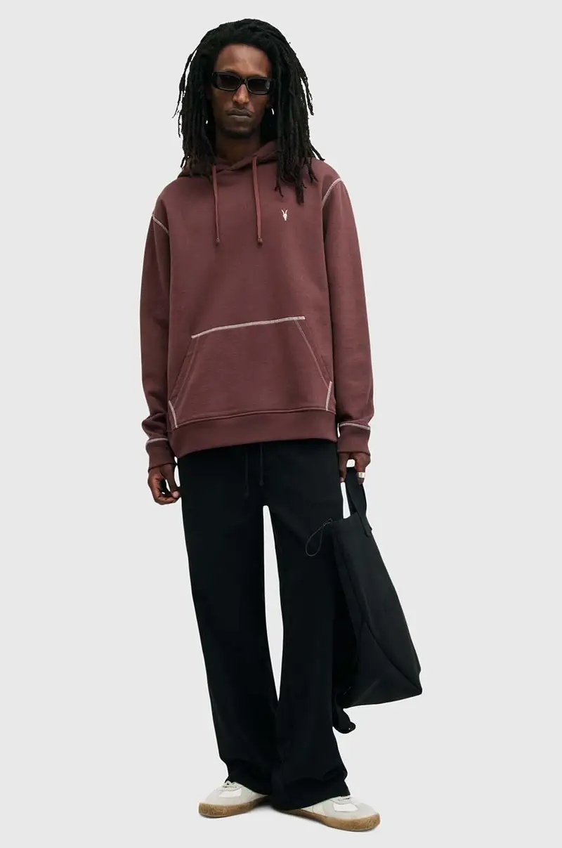 felpa in cotone AMIR Granata miniatura 5