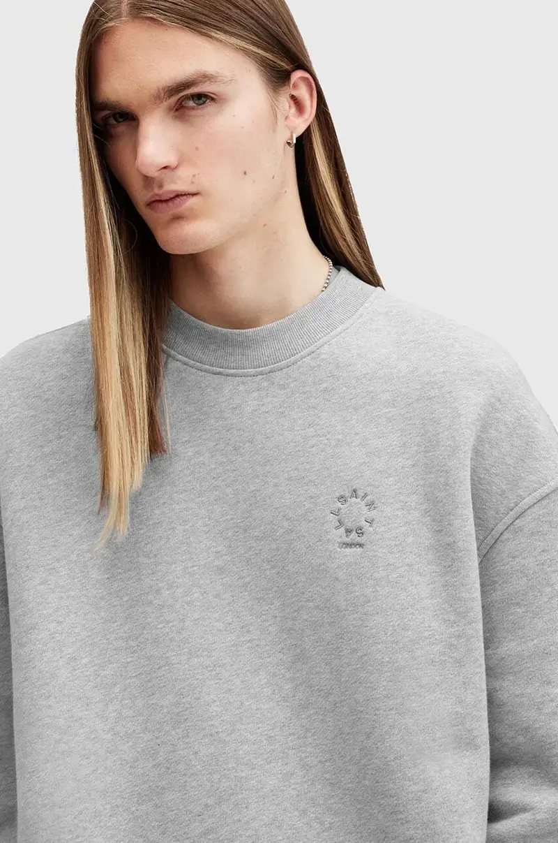 felpa in cotone HAVEN uomo colore grigio M003NB miniatura 2