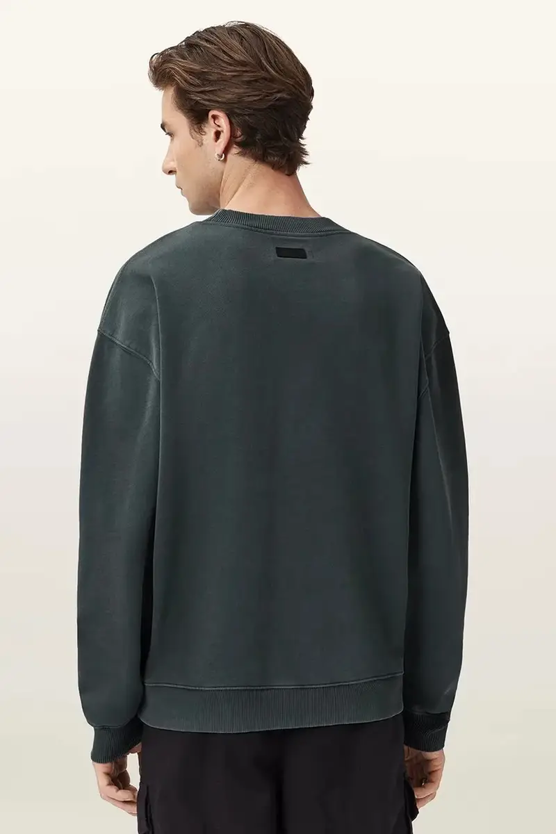 felpa in cotone MILO uomo colore grigio M008ND miniatura 4