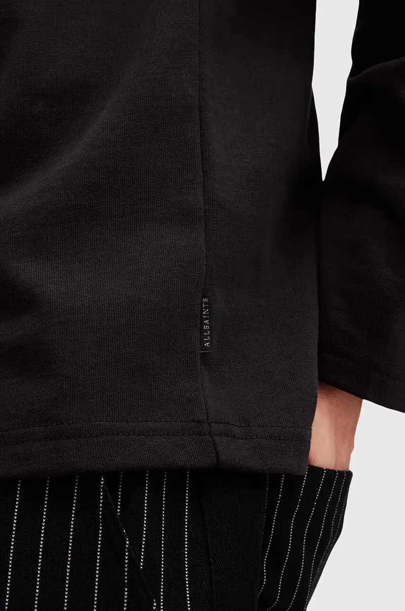 felpa in cotone NERO uomo colore nero M038JB miniatura 3