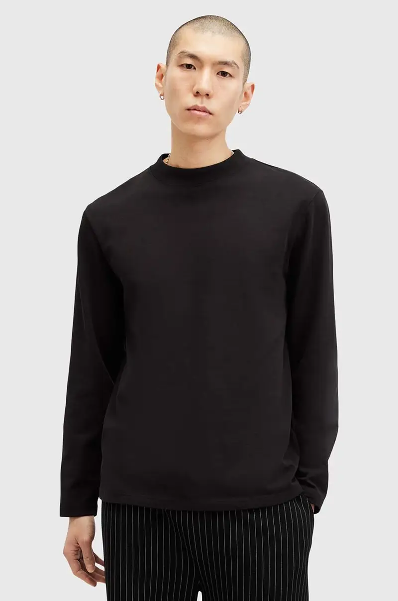 felpa in cotone NERO uomo colore nero M038JB