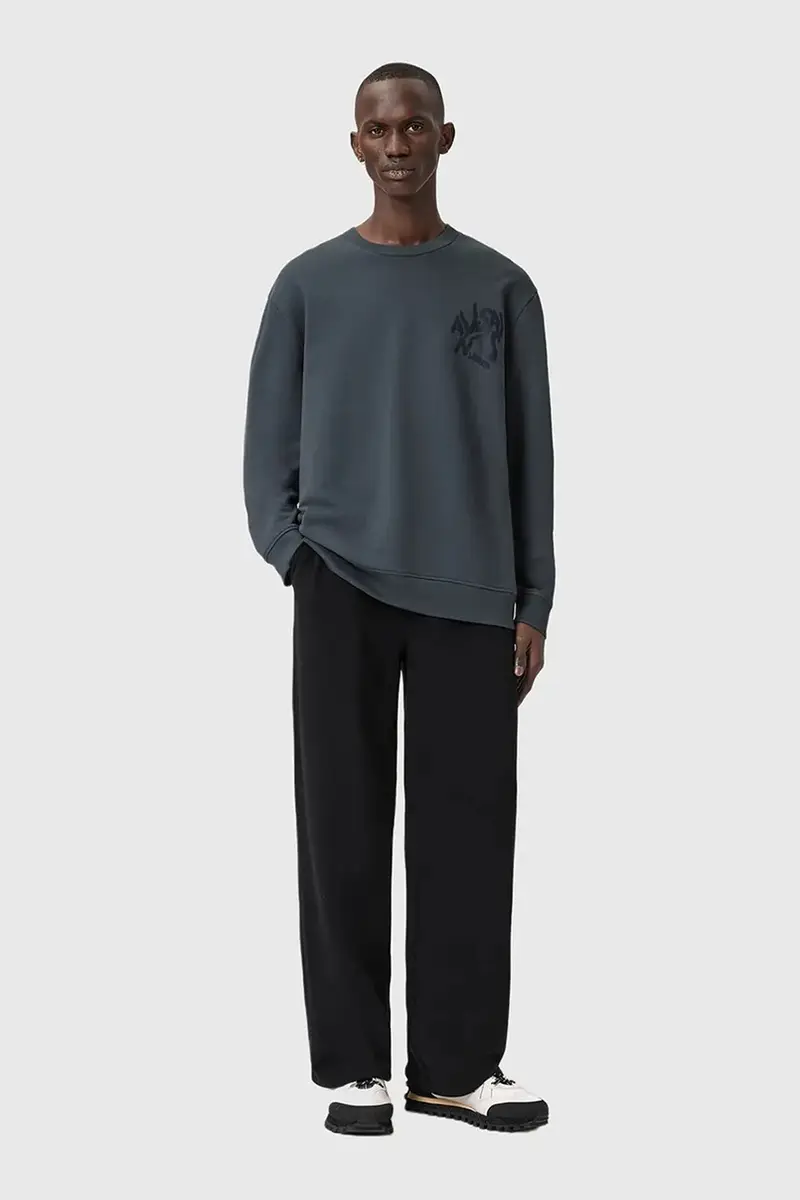 felpa in cotone ORLANDO Blu miniatura 4