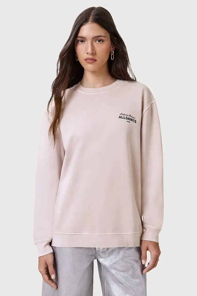 felpa in cotone SOLEIL donna colore grigio W222JC Rosa