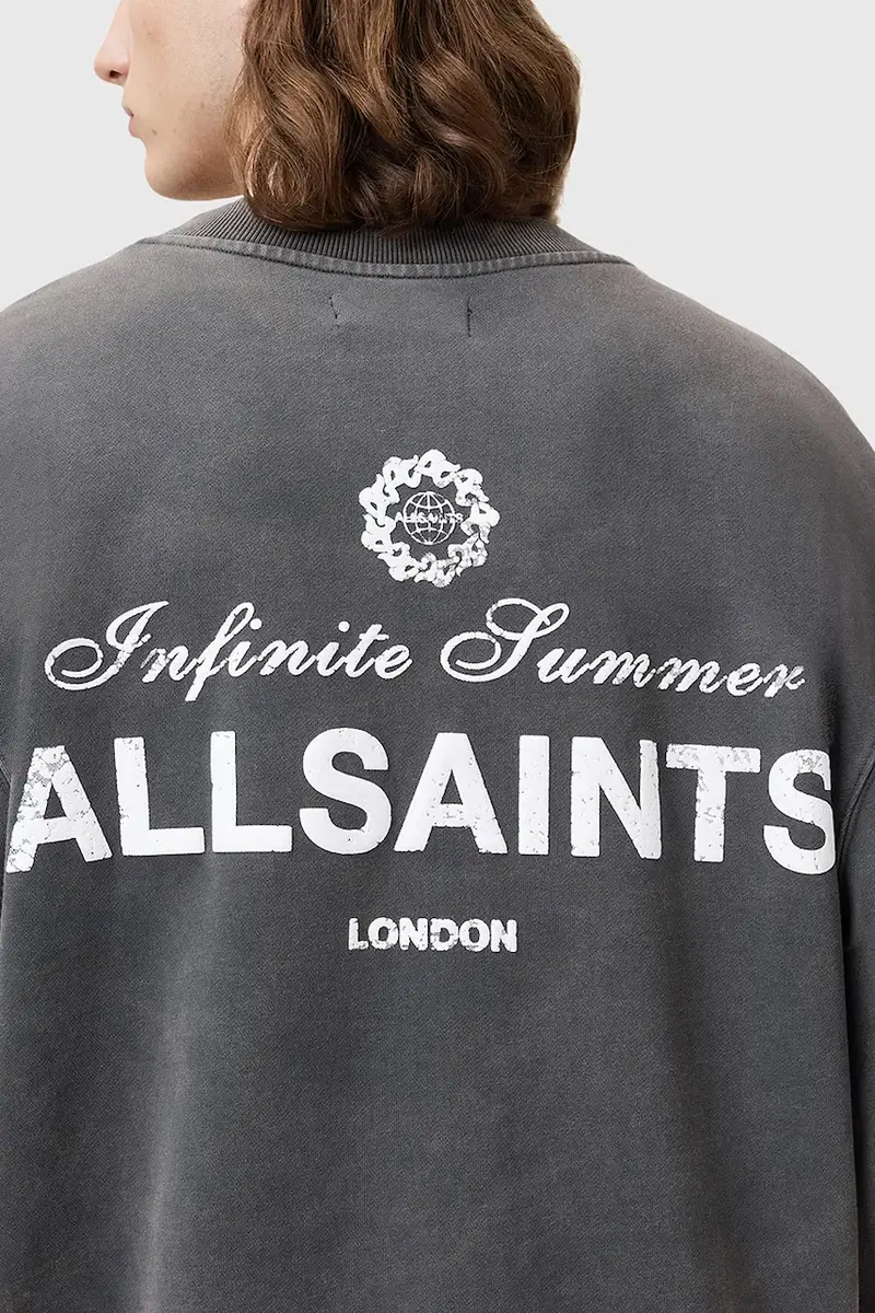 felpa in cotone SOLEIL uomo colore grigio M015NC miniatura 3