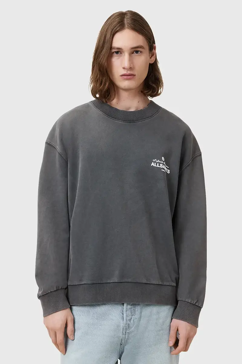 felpa in cotone SOLEIL uomo colore grigio M015NC