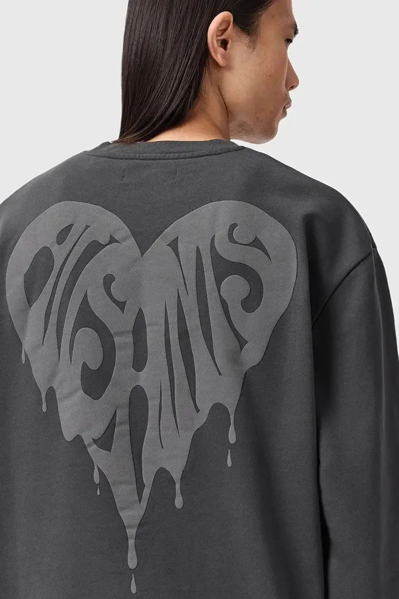 felpa in cotone TRIP uomo colore grigio M024ND miniatura 3