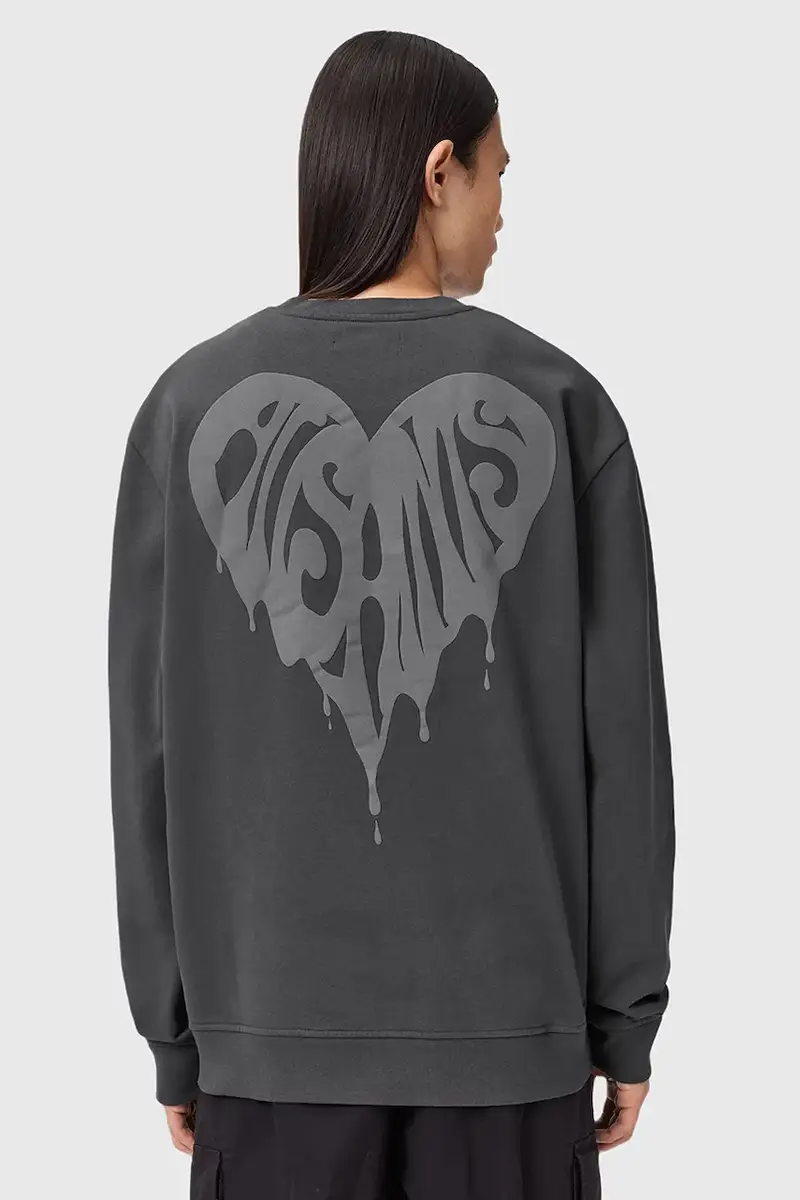 felpa in cotone TRIP uomo colore grigio M024ND miniatura 4